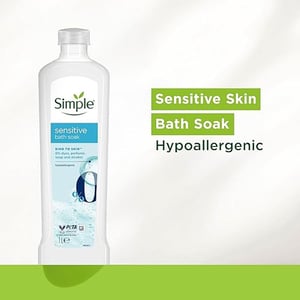 Simple Kind To Skin Sensitive Bath Soak 1L  •