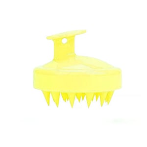Sweet Beauty Silicone Hair Scalp Massage Brush - Yellow