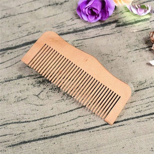 Xiaoping Natural Wooden Comb - Wave