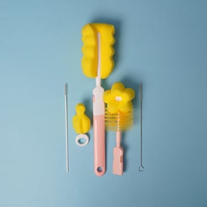 applebear Bottle & Nipple Brush Set - Pink