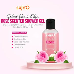 Skin'O Glow Your Skin Rose Scented Shower Gel 220ml •