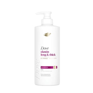 Dove Elastin Long And Thick Damage Therapy Shampoo 380ml •
