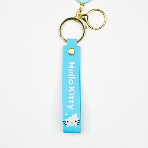 Hello Kitty Key Ring With Nail Clipper - Sky Blue