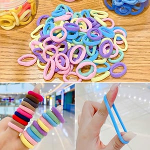 Candy Color Girls Hair Rubber Band - 50pcs (240017)