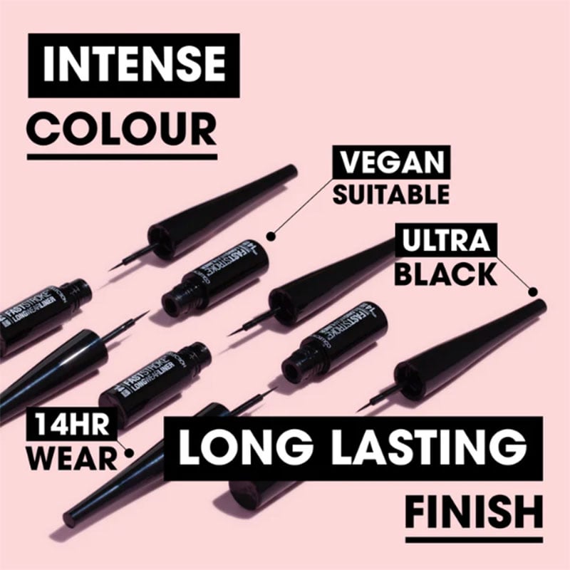 Collection Fast Stroke Long Wear Liner - Black 1