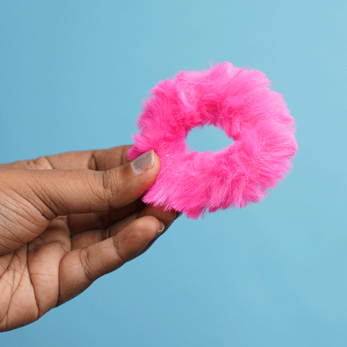 Soft Fleece Hair Band - Pink