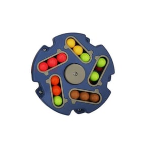 Fingertip Gyro Rubik's Cube - Gray Blue