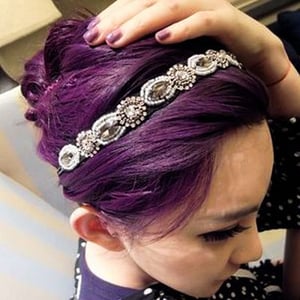 American Style Flash Diamond Bling Bling Hair Band (46)