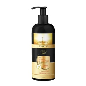 EXOTIC 7 Oils 3 in 1 Treatment Shampoo 1000ml •