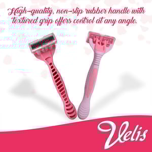 Velis Lubricated Aloe Strip 6 Blades Razor - 2pcs