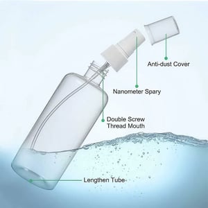 Refillable & Portable Transparent Spray Bottle 100ml