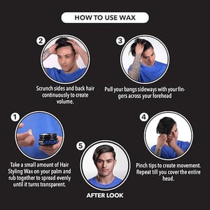 Gatsby Messy Layer Hard & Free Hair Styling Wax 75g  •