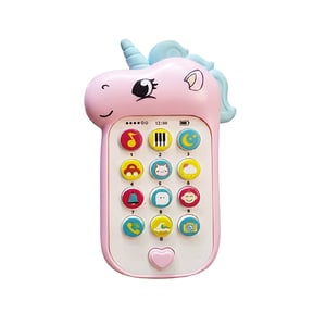 Unicorn Musical Mobile Phone For Baby - Pink