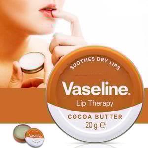 Vaseline Lip Therapy Lip Balm 20g - Cocoa Butter •