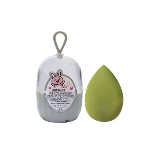 Guerniss Single Egg Powder Puff Tear Drop - Olive