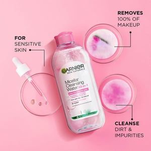 Garnier Skin Naturals Micellar Cleansing Water For Sensitive Skin 125ml  •