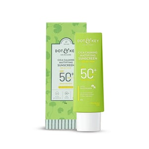 Dot & Key Cica Calming Mattifying With Niacinamide Light Gel Sunscreen 80g - SPF 50+ PA++++ •