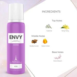 Envy Fragrance Deodorant Spray For Women 120ml - Kiss •