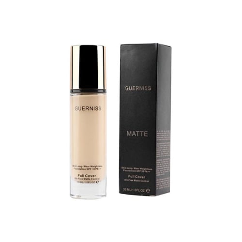 Guerniss Full Cover Matte Foundation 30ml - 4.0 Beige
