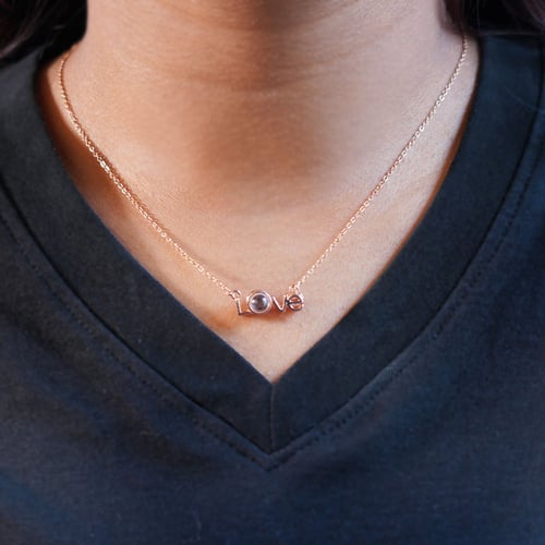 Fashionable Titanium Steel Colorfast Necklace - E