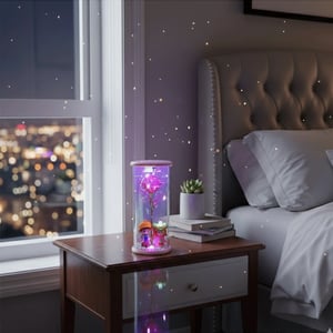 Romantic Couple Lightning Rose - Pink