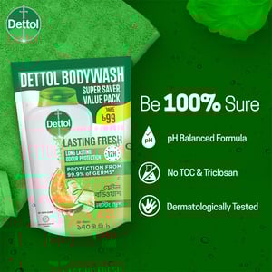 Dettol Lasting Fresh Bodywash Refill Pack 170ml