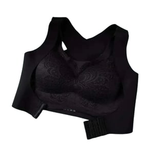 Soft Padded Butterfly Shape Bra For Women - M Black