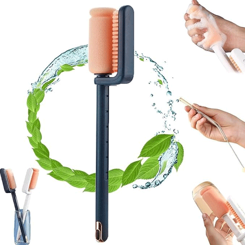 Adjustable Double Sided Cleaning Cup Brush