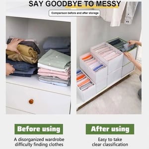 Cloth Storage Bag - Grey