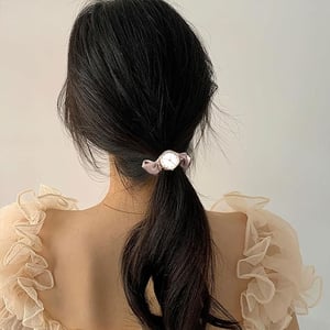 Stone Fashionable Scrunchie Watch For Women - Silky Tan