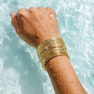 Golden Sparkle Ladies Cuff