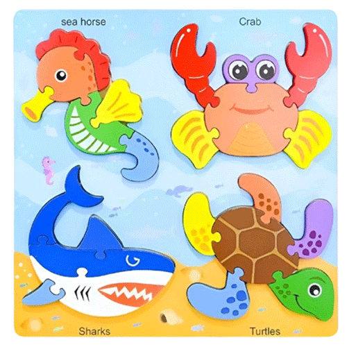 Wooden Jigsaw Puzzle - Sea Animal