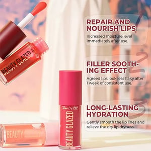 Beauty Glazed Glow Lip Oil 5.2g - 102 Grape