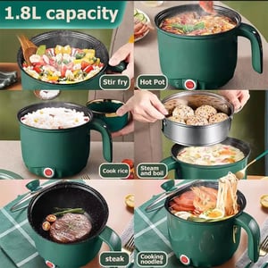 Electric Rice Cooker 18cm - Green