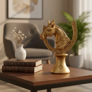 Horse Crown Piece Trophy