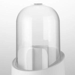 360 Rotary Cosmetic Brush Storage Bucket - White
