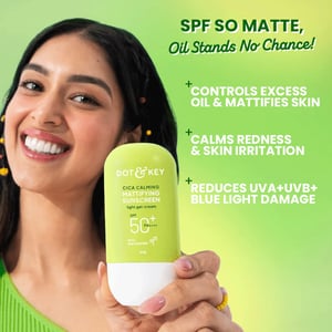 Dot & Key Cica Calming Mattifying Sunscreen With Niacinamide 50ml SPF 50+ PA++++ •
