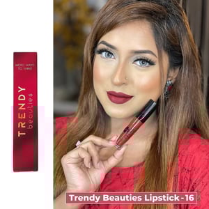 Trendy Beauties Waterproof Liquid Matte Lipstick - 16