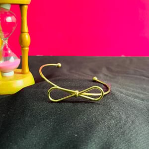 Simple Copper Micro Inlaid Bracelet - Golden (E1)