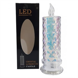 LED Crystal Luminous Candle - Large