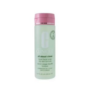 Clinique All About Clean Liquid Facial Soap 200ml •