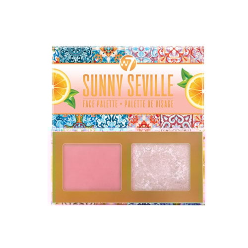 W7 Sunny Seville Face Palette - Light