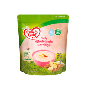 Cow & Gate Fruity Wholegrain Porridge (From 6 Months) 125g•