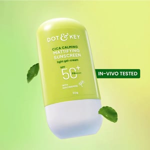 Dot & Key Cica Calming Mattifying Sunscreen With Niacinamide 50ml SPF 50+ PA++++ •