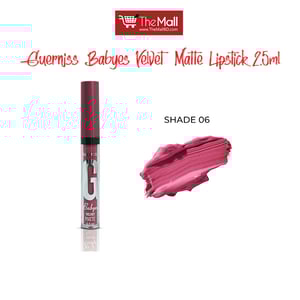 Guerniss Babyes Velvet Matte Lipstick 2.5ml - 06