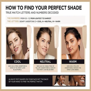 L'Oreal Paris True Match Super Blendable Foundation 30ml - 7.R/7.C Cool Undertone