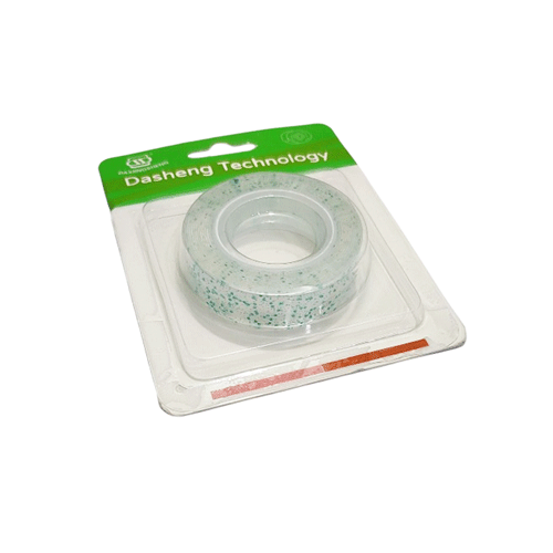 Glitter Silicon Both Sided Nano Tape - Green
