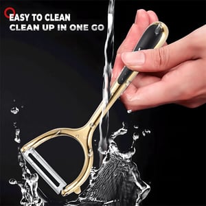Stainless Steel Fruit & Vegetable Peeler - Golden