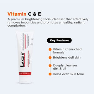 Laxzin Vitamin C Brightening Facial Cleanser 100ml