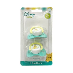 Disney Winnie The Pooh 3m+ Baby Soothers 2pcs - Paste